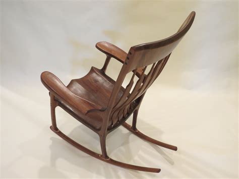 Walnut Rocking Chair By Yellowtruck75 Woodworking