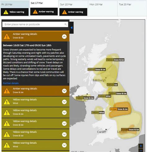 Snow Weather Warning Met Office Alert As Level 3 Forecast