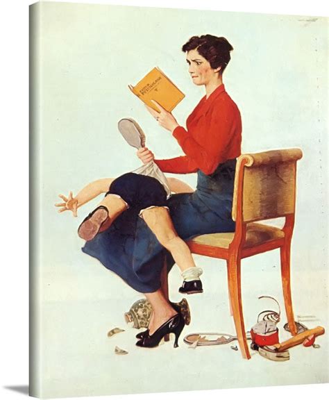 Mother Spanking Her Child By Norman Rockwell Print From Print