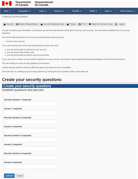 Enrolment guide: Authorized Paid Representatives' Portal - Canada.ca