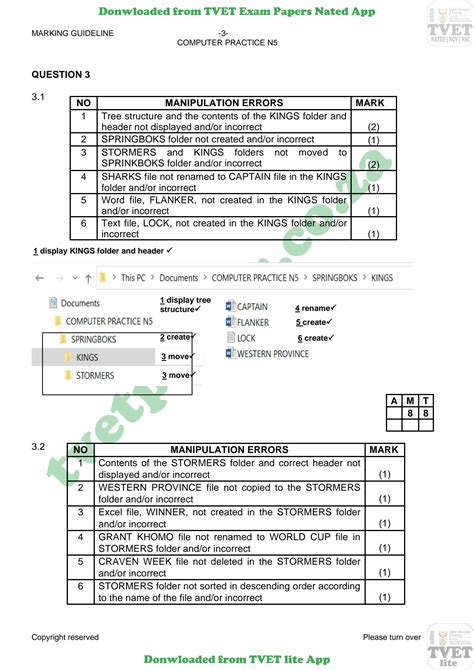 Solution N220 Computer Practice N5 Memo June 2021 Studypool