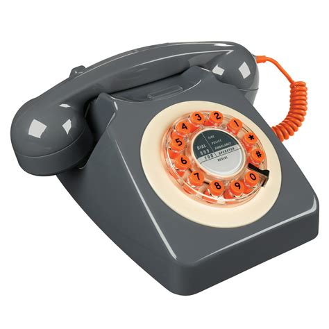 Retro 746 Series Rotary Corded Landline Phone