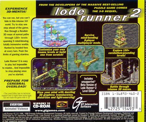 Lode Runner 2 1998 Box Cover Art Mobygames