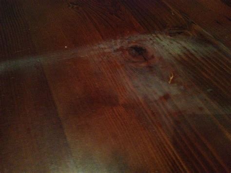 Fixing Heat Damage To Timber Table