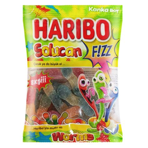 Haribo Worms Gummy Candy 80g Supersavings