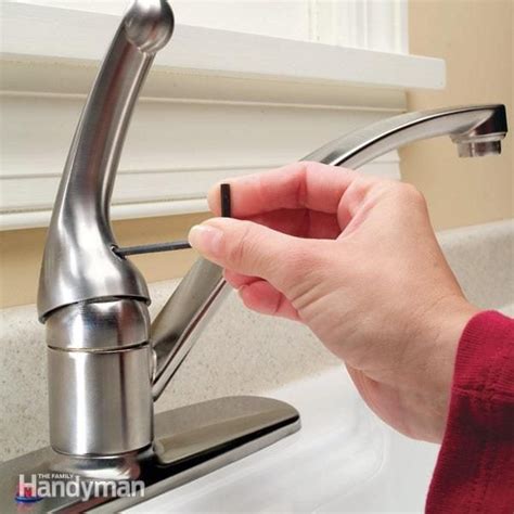 How To Repair A Single Handle Kitchen Faucet Diy Family Handyman