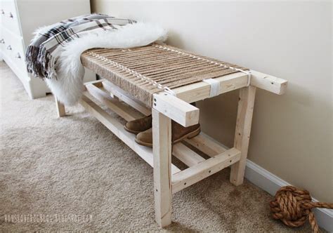 Woven Bench For Guest Room Woven Furniture Diy Woven Bench Guest Room