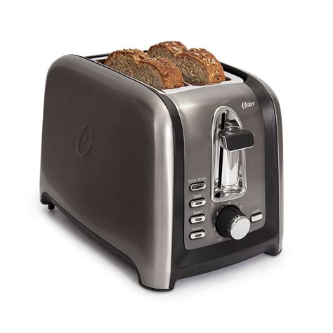 Oster Black Stainless Collection 2 Slice Toaster Stainless Steel