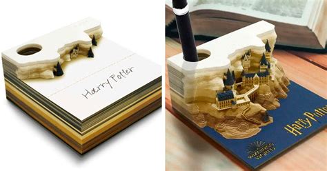 Perfect Gift For Every Harry Potter Fan This Memo Pad Reveals Hogwarts