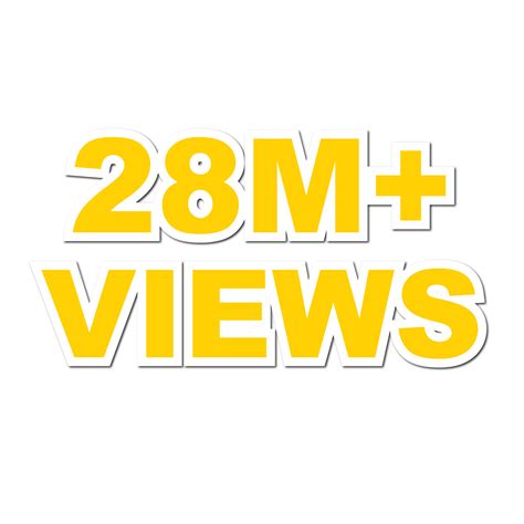 28m Views 28m Views Png 28m Views Celebration 28672599 Png