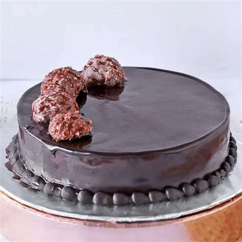 Chocolate Cake With Ferrero Rocher Topping City Cakes Online Cake