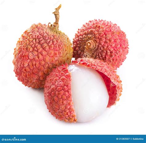 Lychee Fresh Lychees Stock Image Image Of Food Leche 31283507