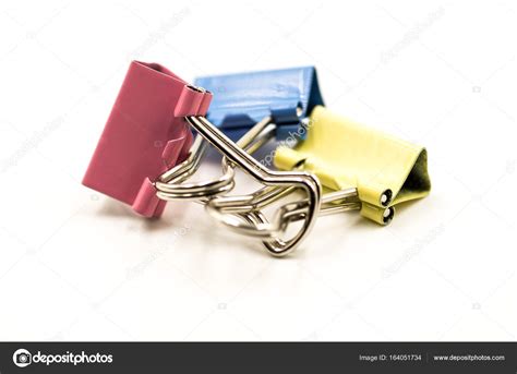 Colorful Paper Clips — Stock Photo © Desperada1 164051734