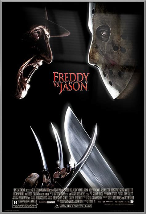 Freddy Vs Jason Framed Movie Poster Regular Style Jason Voorhees