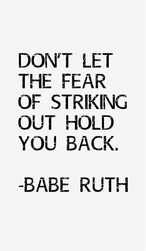 Babe Ruth Quotes And Sayings