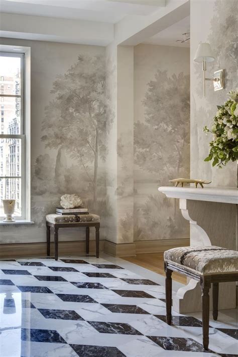 Wallpaper Ideas Thatll Give Your Foyer Serious Style Transitional