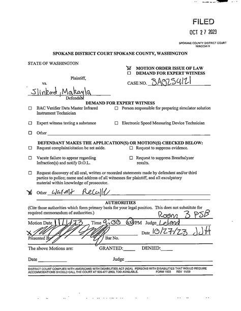 Spokane County Court Viewer
