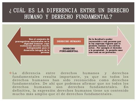 Diferencias Entre Derechos Humanos Y Derechos Fundamentales Explicación Concisa