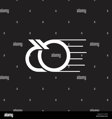 Abstract Letter Do Fast Motion Logo Vector Stock Vector Image And Art Alamy