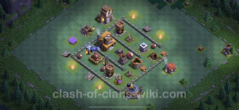 Best Builder Hall Level 4 Base With Link Clash Of Clans 2023 Bh4