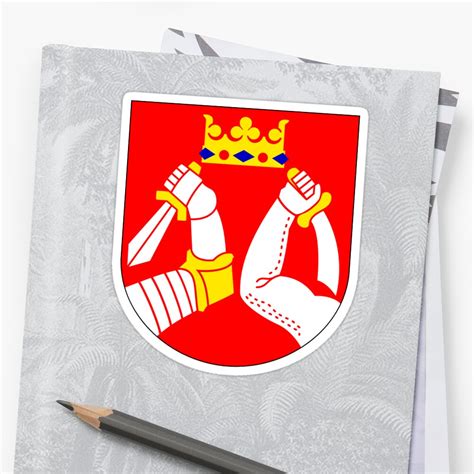 North Karelia Coat Of Arms Finland Sticker By Pzandrews Redbubble