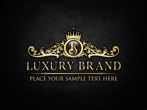 Luxury Gold Logos Elegant Emblem Monogram Luxury Logo Etsy Elegant