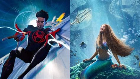 Spider Man Across The Spider Verse And The Little Mermaid Take Hollywood