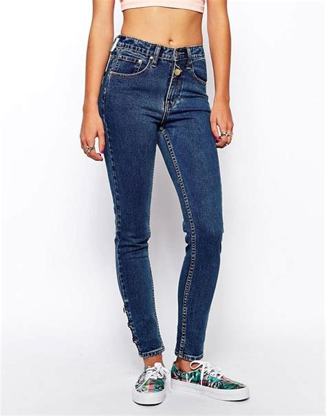 Zeegeewhy Vintage Look Skinny Jeans Asos