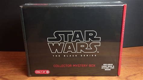 Star Wars Black Series Mystery Box Force Friday Unboxing Youtube