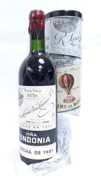 1981 Viña Tondonia R López De Heredia La Rioja Gran Catawiki