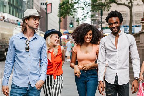Group Of Friends In The Streets Of New York By Stocksy Contributor