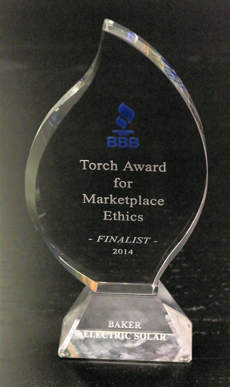 Bike parts, bike accessories, bike wear! Baker Electric Solar Named 2014 BBB Torch Award for ...