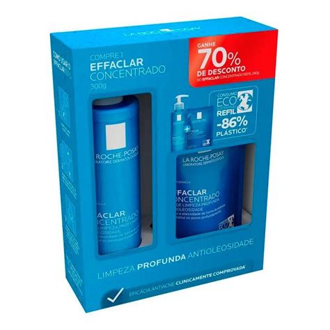 La Roche Posay Effaclar Concentrado Kit Gel De Limpeza Facial Refil Extra
