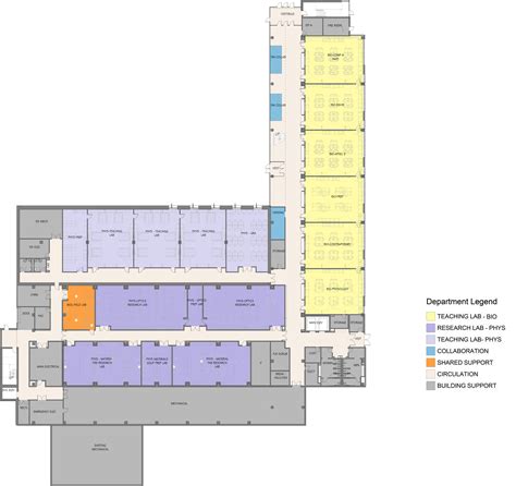 Floorplans New Science And Engineering Complex