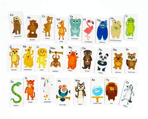 Abc Animals 26 Preschool Learning Puzzles