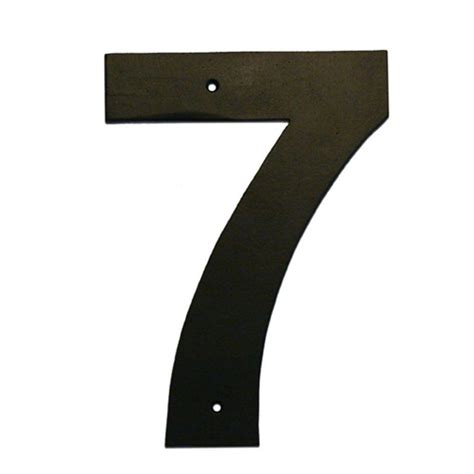 Montague Metal Products 8 In Helvetica House Number 7 Hhn 7 8 The