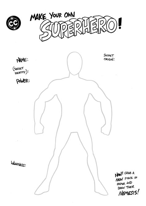 Superhero Challenge 1 Make Your Own Superhero How To Make Comics