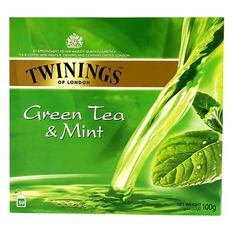 Buy Twinings Green Tea And Mint 15g X 50 Bags Online Shop Beverages