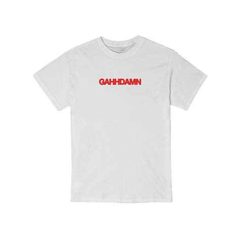 Chase Shakur Gahhdamn White T Shirt Def Jam Official Store