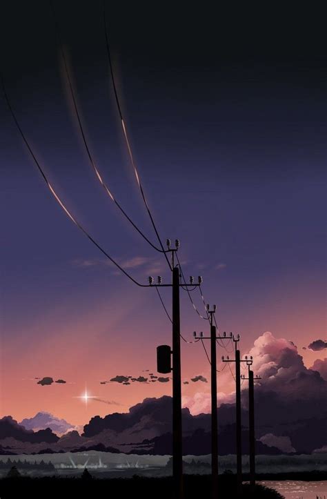 Fantasy Aesthetic Anime Sunset Wallpaper 23 Anime Sunset Phone