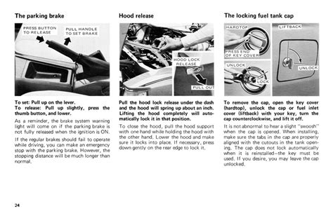Toyota Celica Owners Manual 1976 Au Page 24 100dpi Retro Jdm