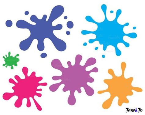 Paint Splatter Svg Paint Splats Svg Clipartvectorsplatter Svg File