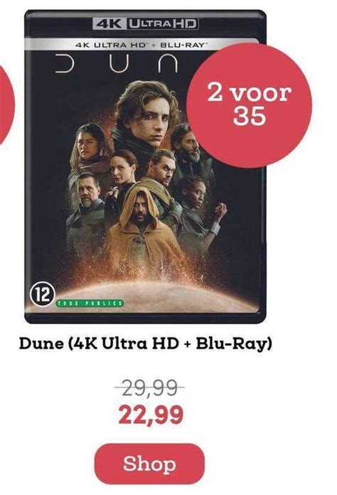 Dune 4k Ultra Hd Blu Ray Aanbieding Bij Bookspot
