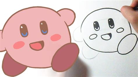 Cómo Dibujar A Kirby Kawaii Youtube