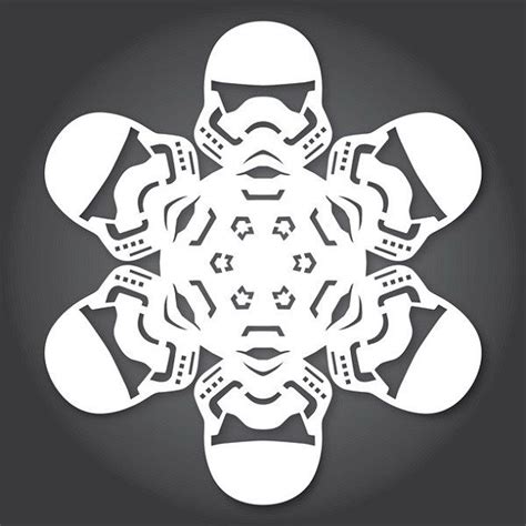 Diy Star Wars Snowflakes Geek Decor Star Wars Snowflakes Star Wars