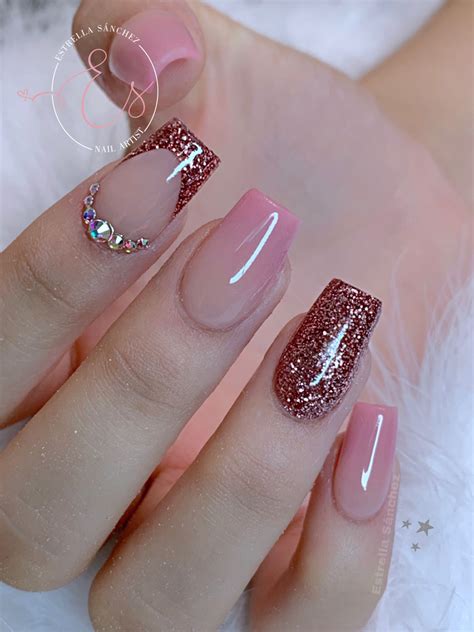 Uñas cortas Shellac nail art Elegant nails Pink nails
