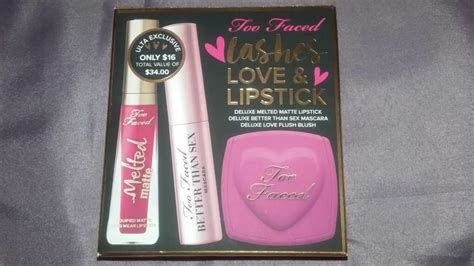 Too Faced Lashes Love And Lipstick Ulta Exclusive Youtube