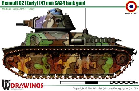 An Image Of A Tank With Camouflage Paint On Its Body And Side Panels