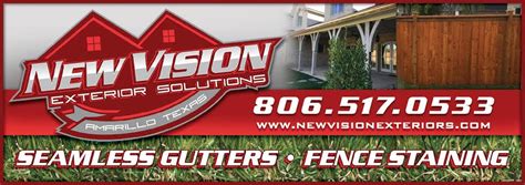 New Vision Exterior Solutions Seamless Gutters In Amarillo New