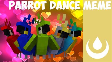 Wholesome Parrots Dancing Minecraft Short Animation Youtube